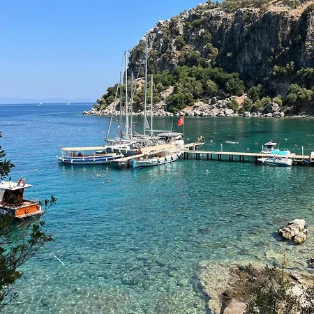 Amos Stone House - Sea View - Private Cove Access Marmaris