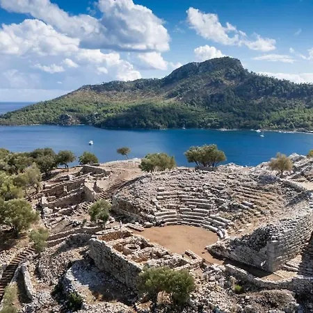 Ferienhaus Amos Stone House - Sea View - Private Cove Access Marmaris